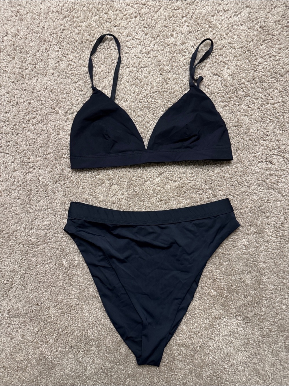 Talula Black Triangle Bralette Bikini Set